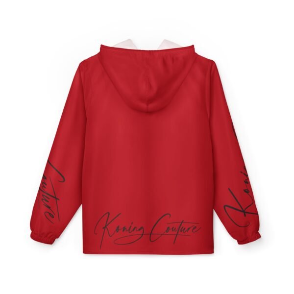 Koning Couture Windbreaker Jacket (Red) - Image 2
