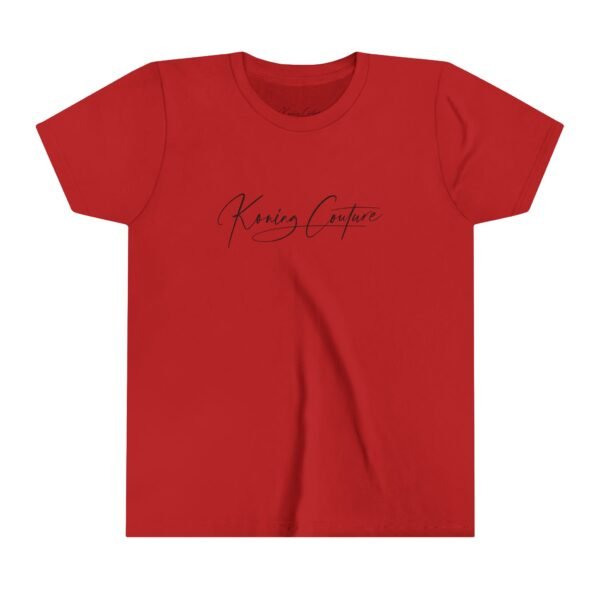 Koning Couture (Youth Short Sleeve Tee) Black - Image 8